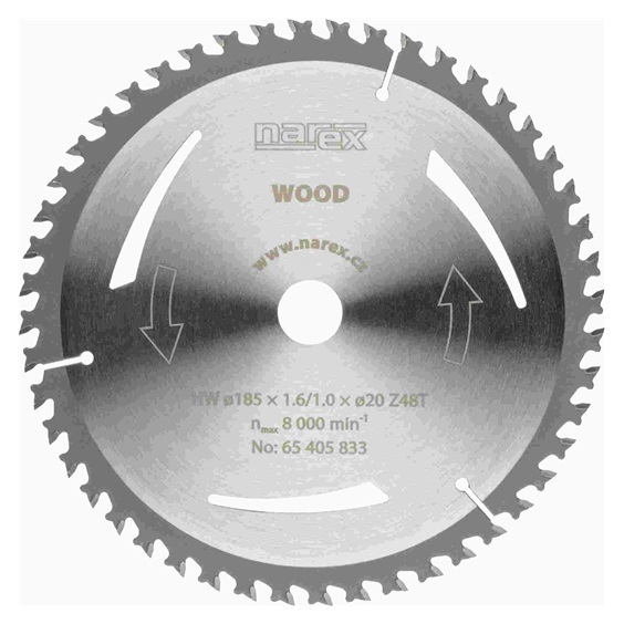 Kotouč pilový WOOD 185x1,6/1,0x20 Z48T