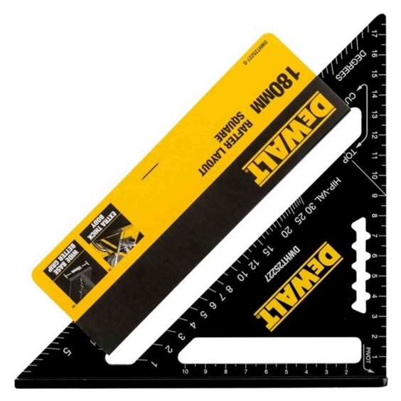 Úhelník pro tesaře 17,5cm DWHT25227-0