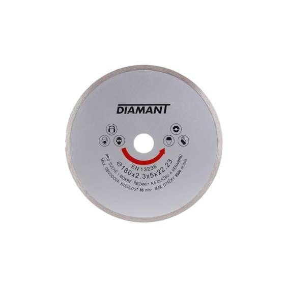 Kotouč diamantový 44-180    plný DIAMANT