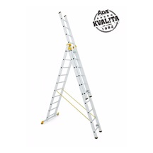 Žebřík trojdílný univerzální 8615 AL 1090cm/PROFI/3x15 příček
