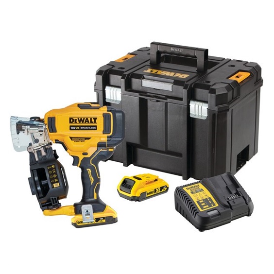 Hřebíkovačka pokrývačská DCN45RND2 18V 2x2,0A Li-Ion