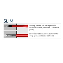 Šroubovák plochý PROFI LINE ELEKTRO SLIM 3,0x100. 8034 03 1000V