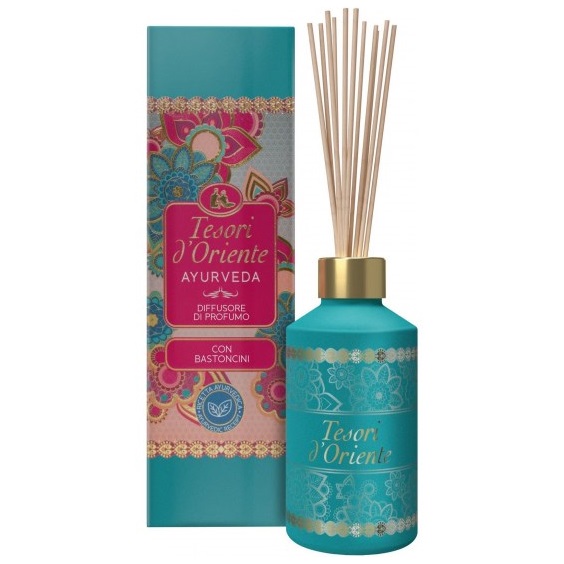 Tesori d'Oriente Ayurveda aroma difuzér s ratanovými tyčinkami, 200 ml