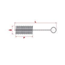 Kartáč zbr.350x100x25mm nerez vlnitý 0,30