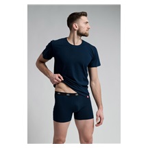 Boxerky CityZen antibakteriální pánské navy+modré M