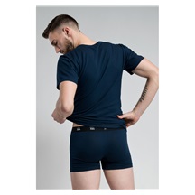 Boxerky CityZen antibakteriální pánské navy+modré M