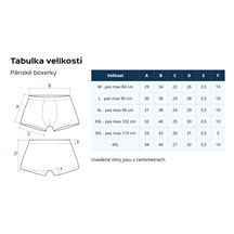 Boxerky CityZen antibakteriální pánské navy+modré L