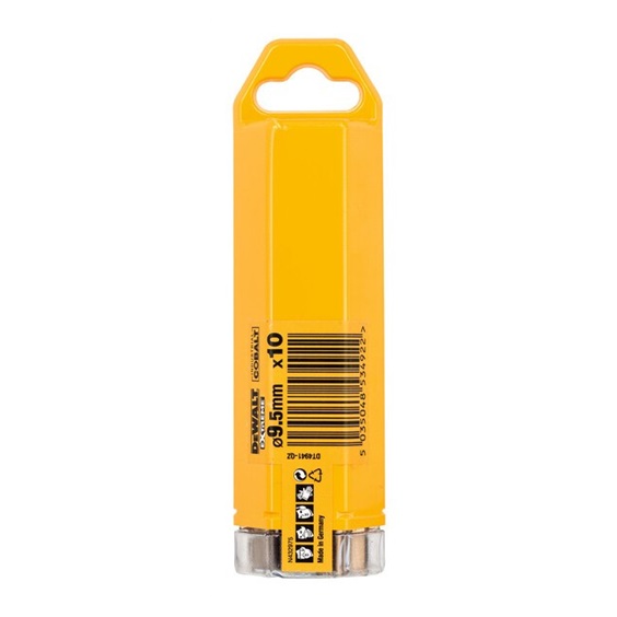 Vrták do kovu 9,5x125 DT4941 EXTREME HSS-E COBALT bal.10ks