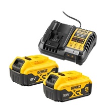 Nabíječka +2 baterie 18V/5,0Ah DCB1104P2