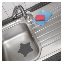 Lapač nečistot UH Star pr. 16 cm šedá