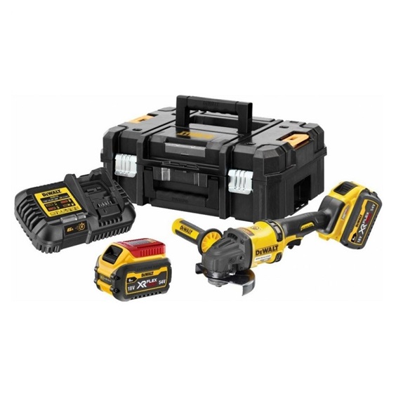 Bruska úhlová AKU 125XR  DCG418T2 54V 2x6 Ah Li-Ion