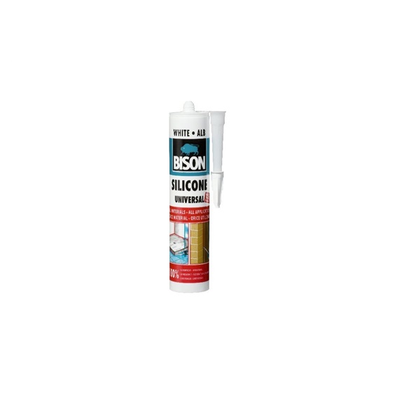 BISON SILICONE UNIVERSAL BÍLÝ 280 ml
