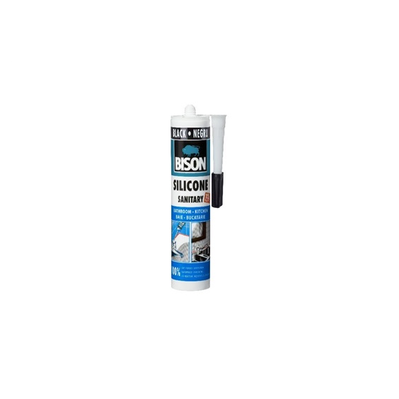 BISON SILICONE SANITARY ČERNÝ 280 ml