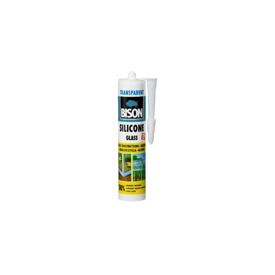 BISON SILICONE GLASS ČIRÝ 280 ml