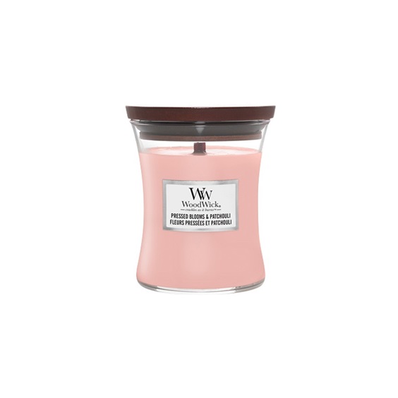 Svíčka WW.sklo střední/Pressed Blooms & Patchouli