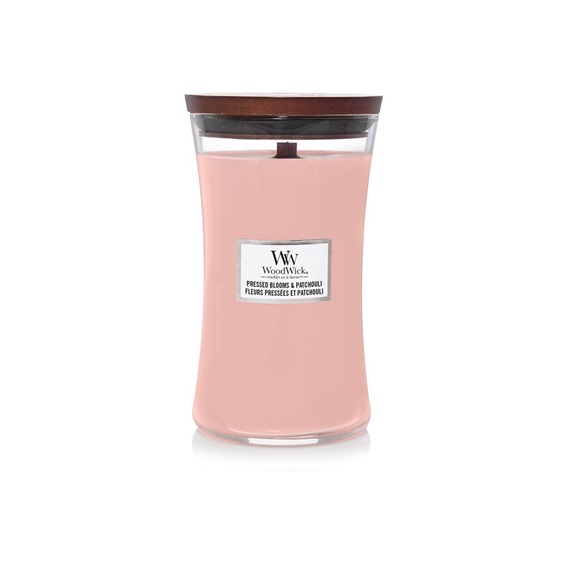 Svíčka WW.sklo velké/Pressed Blooms & Patchouli