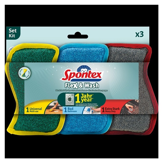 Spontex Flex&Wash SET 3 ks
