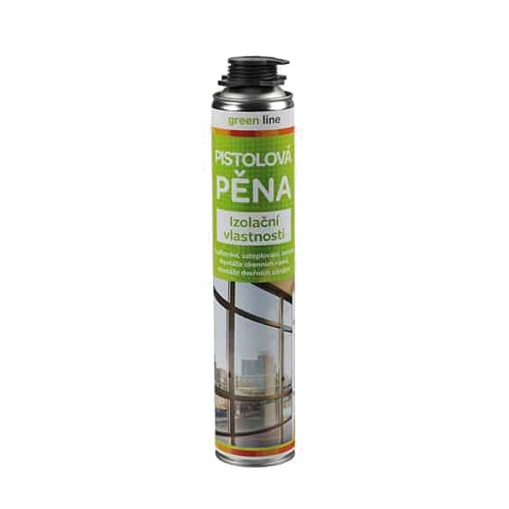 Pěna montážní  pistolová 750ml Green line