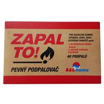 Podpalovač BALhome Zapal To, pevný podpalovač, 40 podpalů