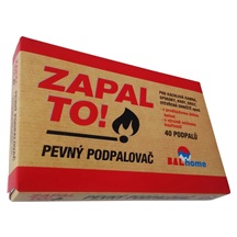 Podpalovač BALhome Zapal To, pevný podpalovač, 40 podpalů