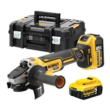 Bruska úhlová AKU 125XR DCG405H2T 18V 2x5,0Ah POWERATAK