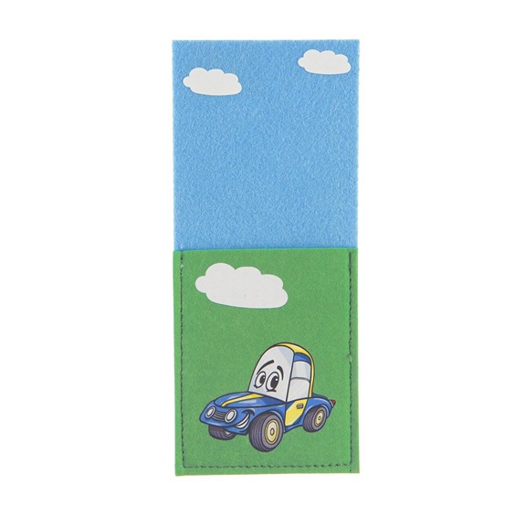 Kapsa na příbory polyester dětská AUTO