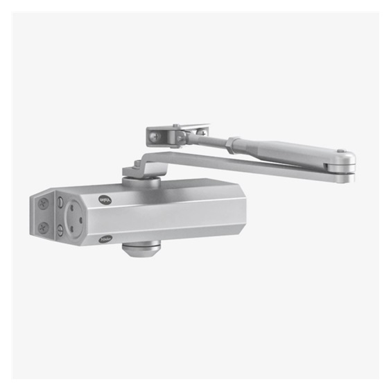 Zavírač Yale DC3500 EN2/3/4 lomené ramínko stříbrný       1100mm 80kg