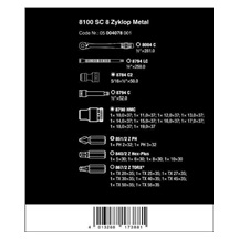 Sada 1/2" ZYKLOP 8100 SC 8 004078