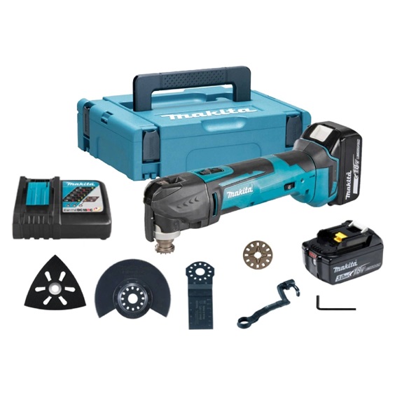 MultiTool AKU + příslušenství Li-ion  18V 2x3,0Ah Makita DTM51RFJX1