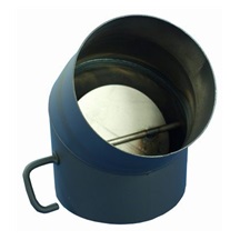 Koleno 45°/120mm   /1,5mm s klapou
