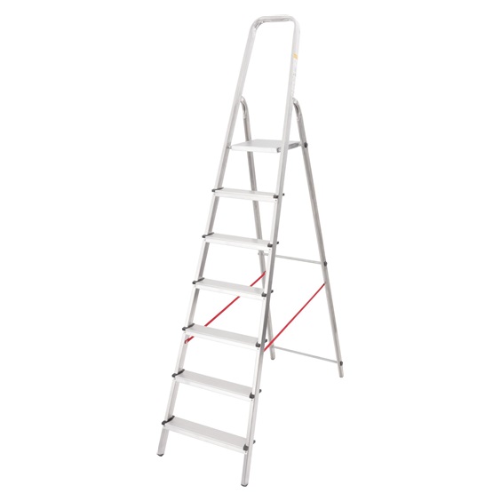 Schůdky Profi Al, 7 stupínkové, nosn. 125 kg