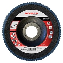 Kotouč lamelový 125x22,2 Z80 na nerez LR-30 PUNTA ZIRCONIA na rohy