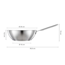 Pánev Wok 28cm All Steel Pure