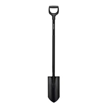 Rýč Ergonomic PRO drenážní, černý