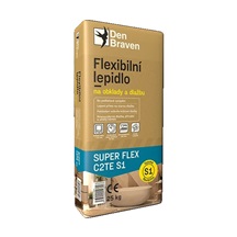 Lepidlo flexibilní na obklady a dlažbu SUPER FLEX C2TE S1  25kg