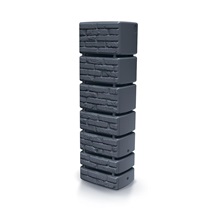 Sud na dešťovou vodu TOWER BRICK antracit 350l