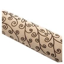 Váleček dřevo Dekor d. 16/33 cm stonky