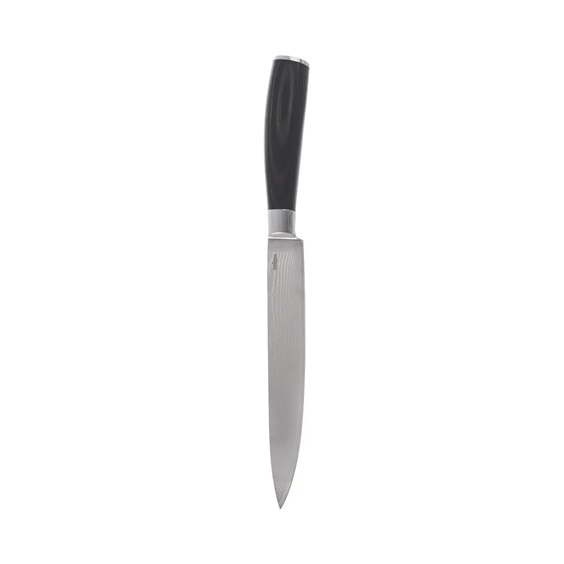 Nůž kuchyňský damašková ocel/pakka 15,5 cm
