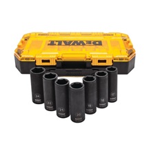 Sada prodloužených hlavic 1/2" 7.dílná DWMT74737-0