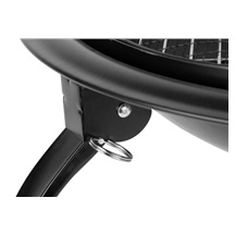 Ohniště Strend Pro Homefire, BBQ, gril s roštem, na dřevěné uhlí, kovové, kulaté, 545x400 mm