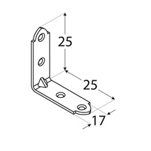 Úhelník 25x25x14x1,5 mm