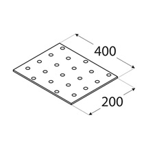 destička perforovaná 200x400x2,0 mm