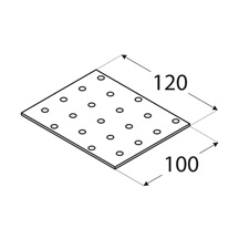 destička perforovaná 100x120x2,0 mm