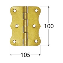 Závěs stavební ozdobný 100x105x2,0 mm