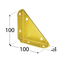 Rohovník bednový 100x100 mm