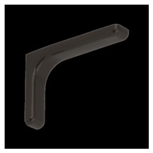 konzole s plastovým krytem 115x78x26 hnědá