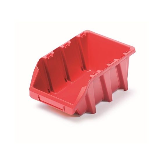 Plastový úložný box BINEER LONG 249x158x114 červený