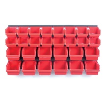 Závěsný panel s 28 boxy na nářadí ORDERLINE 800x165x400