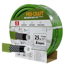 Hadice zahradní zelená 4-vrstvá 1/2" bal.25m Procraft PR-4GH1325
