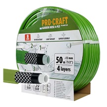 Hadice zahradní zelená 4-vrstvá 1/2" bal.50m Procraft PR-4GH1350